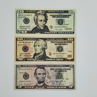 Prop Movie Money-Mix 100 Pcs  $20 + $10 +$5 Realistic Double Sided - Thumbnail 2
