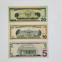 Prop Movie Money-Mix 100 Pcs  $20 + $10 +$5 Realistic Double Sided - Thumbnail 3