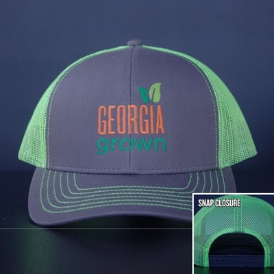 Georgia grown embroidered caps