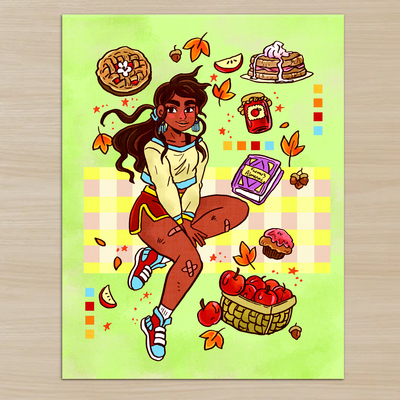 Sassy (oc) print 8.5" x 11"