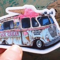 Ice Cream Truck Sticker - Thumbnail 1