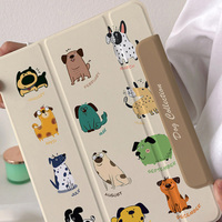 Dog Collection Pattern Cover For iPad Air Pro New iPad IPCC04 - Thumbnail 1