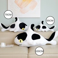 Funny Cow Shark Plush Toy - Thumbnail 6