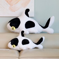 Funny Cow Shark Plush Toy - Thumbnail 5
