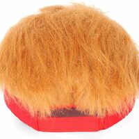 Trump 2024 Cappello con capelli, Donald Trump Make America Great Again parrucca cappello ricamato ultra regolabile MAGA Baseball Cap - Thumbnail 4