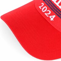 Trump 2024 Cappello con capelli, Donald Trump Make America Great Again parrucca cappello ricamato ultra regolabile MAGA Baseball Cap - Thumbnail 7