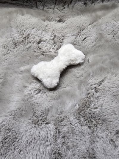 Plush Bone Keychain