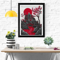 Assassin's Creed Shadows Naoe signed art print  - Thumbnail 1