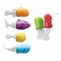 Pop Popsicle Makers Reusable Ice Cream Mold Durable DIY Cartoon Fish Shaped Popsicle Tray Holders for Kitchen Supplies - Thumbnail 3