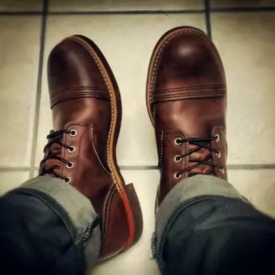 Handmade Men's antique Brown Round Toe Ankle High Casual Boots, Men Ankle Boots