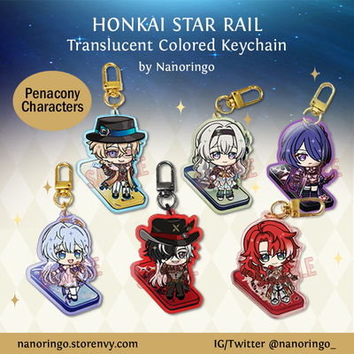 Honkai star rail keychain penacony characters