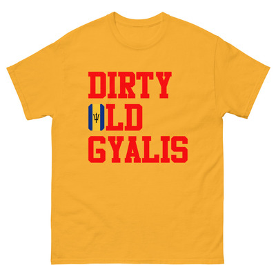 Dirty old gyalis - barbados - men's tee