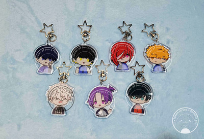 Soccer Boys Acrylic Charm