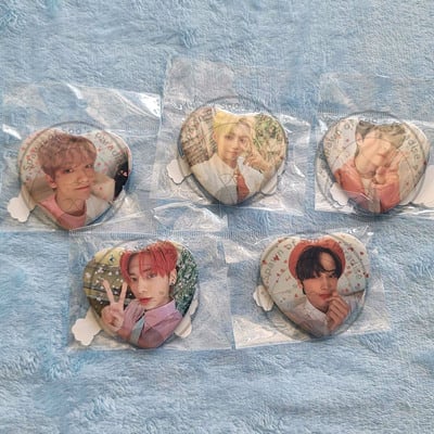 Txt heart buttons