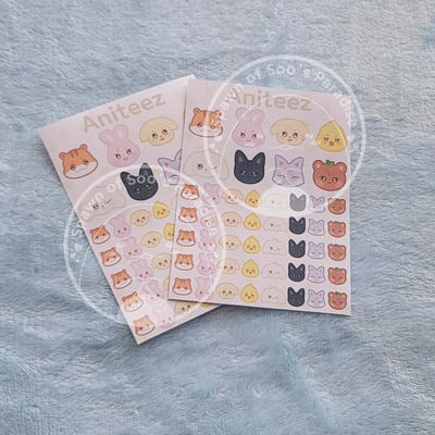 An1t33z sticker sheet