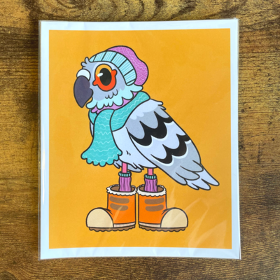 Pigeon mini print