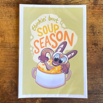 Soup season mini print