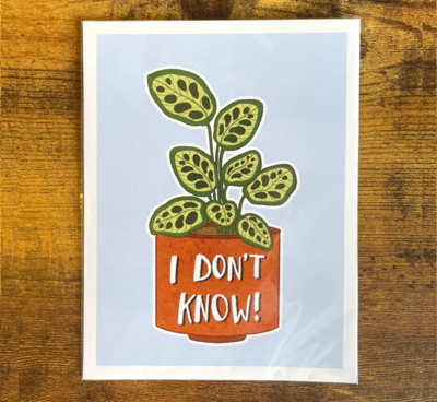 IDK PLANT Mini Print