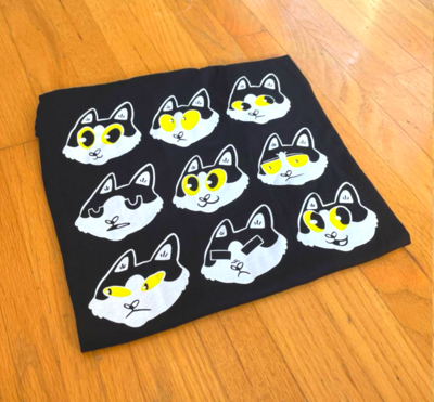 LIL KITTY BLACK Boxy Tee 