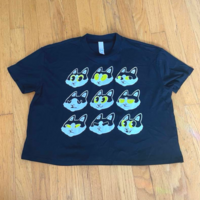 LIL KITTY BLACK Boxy Tee  - Thumbnail 2