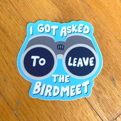 Bird meet sticker