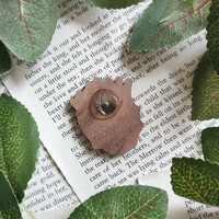 Decaying Crown wood pin - Thumbnail 4