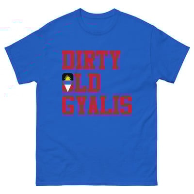 Dirty old gyalis - antigua and barbuda - men's tee