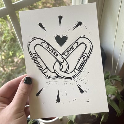 Queer love print