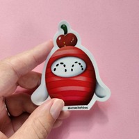 Cherry Top Behbe sticker (grid holo) - Thumbnail 4