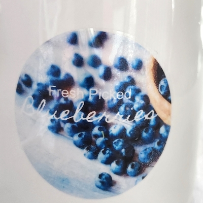 Fresh blueberries farmhouse candle