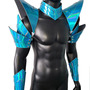 Burning Man Holographic Laser Blue Armor,Rave Festival Costume Armor Wear Outfits for Men-3
