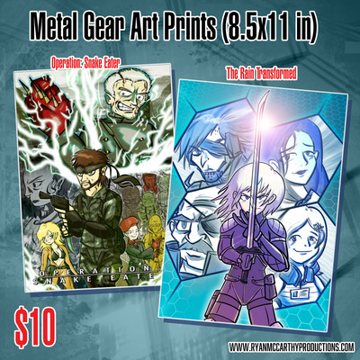 Metal Gear Solid Themed Prints