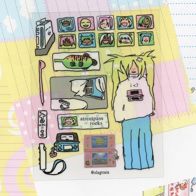 Console sticker sheet