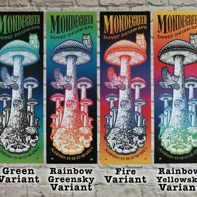 2024 phish at mondegreen festival (lot limited edition print)