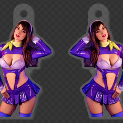 Daphne blake cosplay keychains