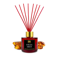 Sensual Amber Reed Diffuser Set Red 3.4oz/100mL - Thumbnail 2