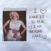 I FAKE IT SO REAL I AM BEYOND FAKE BABY TEE - Thumbnail 1