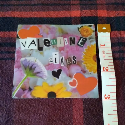 Valentine zines sticker