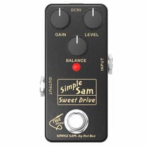 Simple Sam Sweet Drive Analog Overdrive Guitar FX Pedal Bypass Astounding Tone