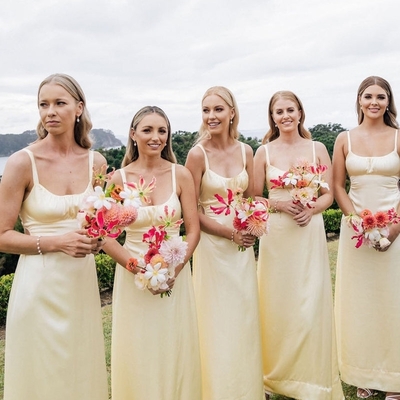 Spaghetti straps cutout long bridesmaid dresses