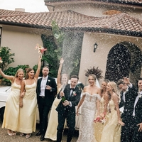 Spaghetti Straps Cutout Long Bridesmaid Dresses - Thumbnail 1