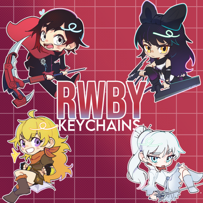 Team rwby keychains