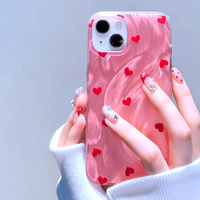 *Free Shipping*LITTLE HEART PINK PHONE CASE - Thumbnail 1