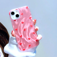 *Free Shipping*LITTLE HEART PINK PHONE CASE - Thumbnail 4