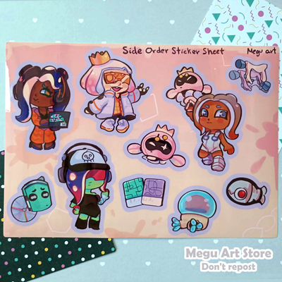 Side order sticker sheet