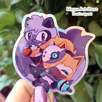 Sonic teams holo sticker set - Thumbnail 3