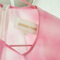 SHUSHU/TONG 2021ss Mesh Puff Sleeve Dress - Thumbnail 4