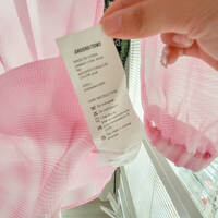 SHUSHU/TONG 2021ss Mesh Puff Sleeve Dress - Thumbnail 5