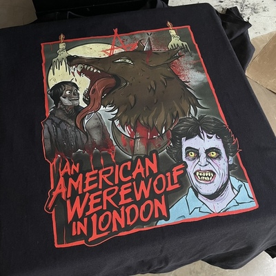 An american werewolf in london shirt
