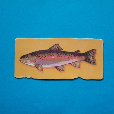 Trout 3'' matte sticker